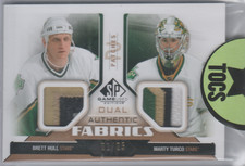 Hull/Turco 2014-15 SP Game Used Dual Authentic Fabrics Patch 01/25 Dallas Stars