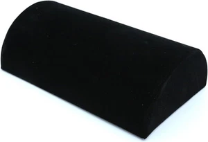 6 Bracelet Anklet Display Black Velvet 8" x 5" x 2 ½” Half Moon Showcase Watch - Picture 1 of 10