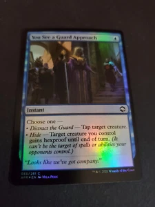 MTG Magic: The Gathering FOIL You See a Guard Approach AFR Forgotten Realms NM! - Bild 1 von 2