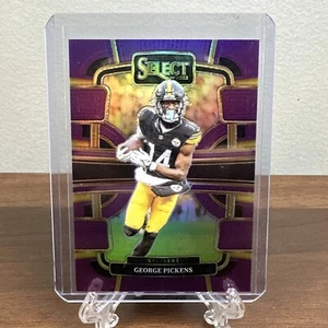 2023 Panini Select George Pickens Purple Prizm 74/75  - Picture 1 of 7