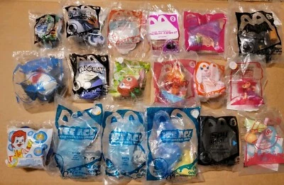 Lot of 18 Mcdonalds 2010s Toys Ice Age Pet Shop Pokemon Rio Mixed New Sealed - Image 1 of 4