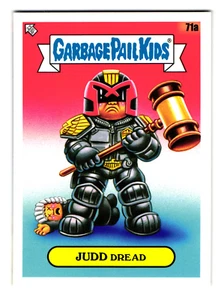 Judd Dread GPK 2023 Garbage Pail Kids Judge Dredd Parody Sticker - Picture 1 of 2