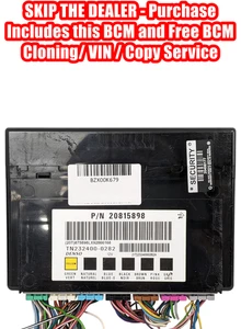 2007-2014 GM Body Control Module Programmed To Your VIN BCM 20815898 - Picture 1 of 9