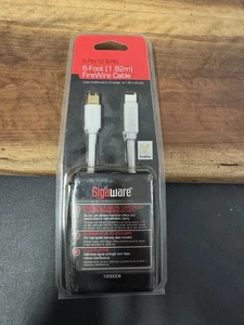 RadioShack GIGAWARE 6 FOOT FIREWIRE CABLE 9-PIN TO 9-PIN (1.82 m) - Picture 1 of 2