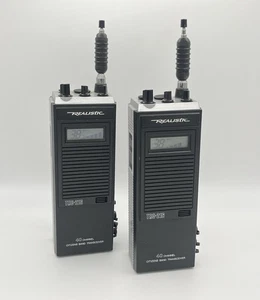 Realistic TRC-216 40 Channel Walkie Talkie Set Of 2 Citizens Transceiver WORKING - Picture 1 of 14