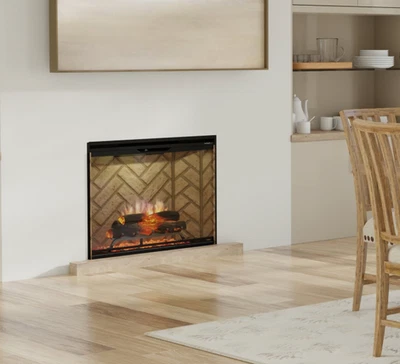 *NEW* Dimplex Revillusion 24" Builtin Electric Firebox, Herringbone, REV24-HB - Изображение 1 из 4