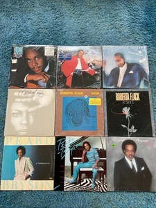 Freddie Jackson ,Roberta Flack,Peabo, Bryson 9 RECORD LP LOT EX - Picture 1 of 7