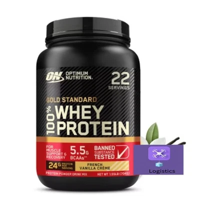 Optimum Nutrition Protein French Vanilla 1.55lbs:24g Protein - Image 1 of 4