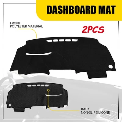 Cubierta protectora antirreflejo del salpicadero 2 piezas apta para Honda Civic Acura CSX 2006-2010 2011 Foto 1 de 4