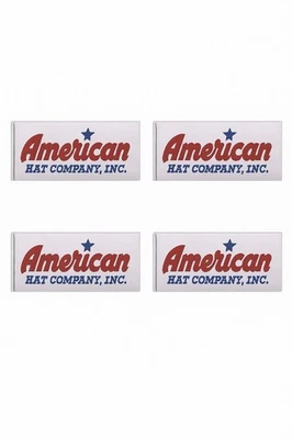 American Hat Company Embroidered Iron On Patch 4-Pack -Western Heritage Logo - Image 1 of 3