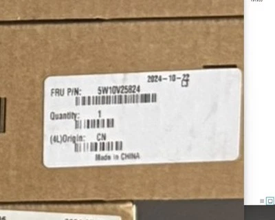 LENOVO  pn  5W10V25824  NUOVO ORIGINALE SIGILLATO - Immagine 1 di 2