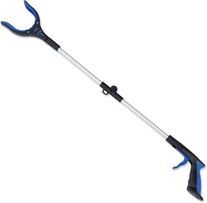 34 Inch Extra Long Reacher Grabber - Foldable Gripper and Reaching Tool with Rot - Picture 1 of 11