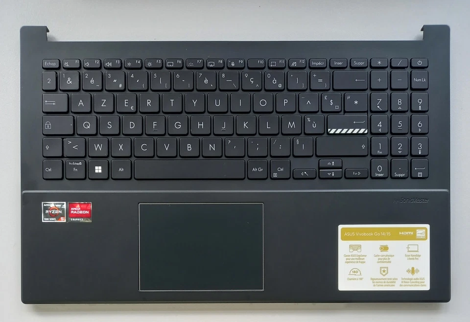 Asus Vivobook Go 15 E1504F Handauflage Tastatur AZERTY 13NB0ZT2P03011 - Bild 1 von 4