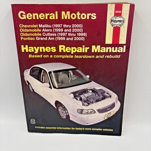 Haynes Repair Manual 38026 General Motors 1997 thru 2003 Malibu, Grand Am, More - Bild 1 von 3