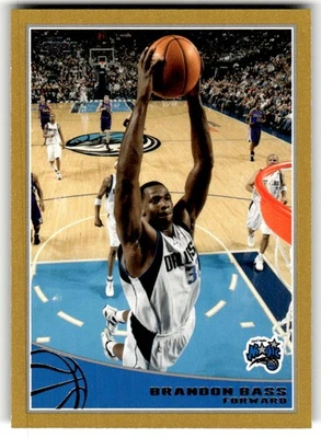 2009-10 Topps Brandon Bass Gold #/2009 #56 - Image 1 of 2