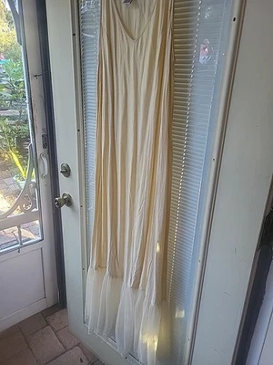 Hopeless Romantic Like Nataya April Cornell Slip Dress M Cotton Nylon Tulle Hem - Image 1 of 4