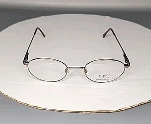 New Savvy Eyes Savvy 88 Brown Metal Eyeglasses Frame 49/20/135 - Picture 1 of 6