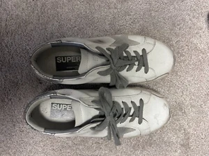 Golden goose superstar, classic white silver, size 38, Women’s - Picture 1 of 8