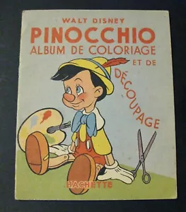 Pinocchio Album de coloriage Ed. Hachette Etat correct - Foto 1 di 3