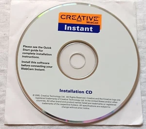 ⭐️ CREATIVE Technology, Ltd VF0040 WebCam Instant Installation CD 2005 DISK DISC - Picture 1 of 1