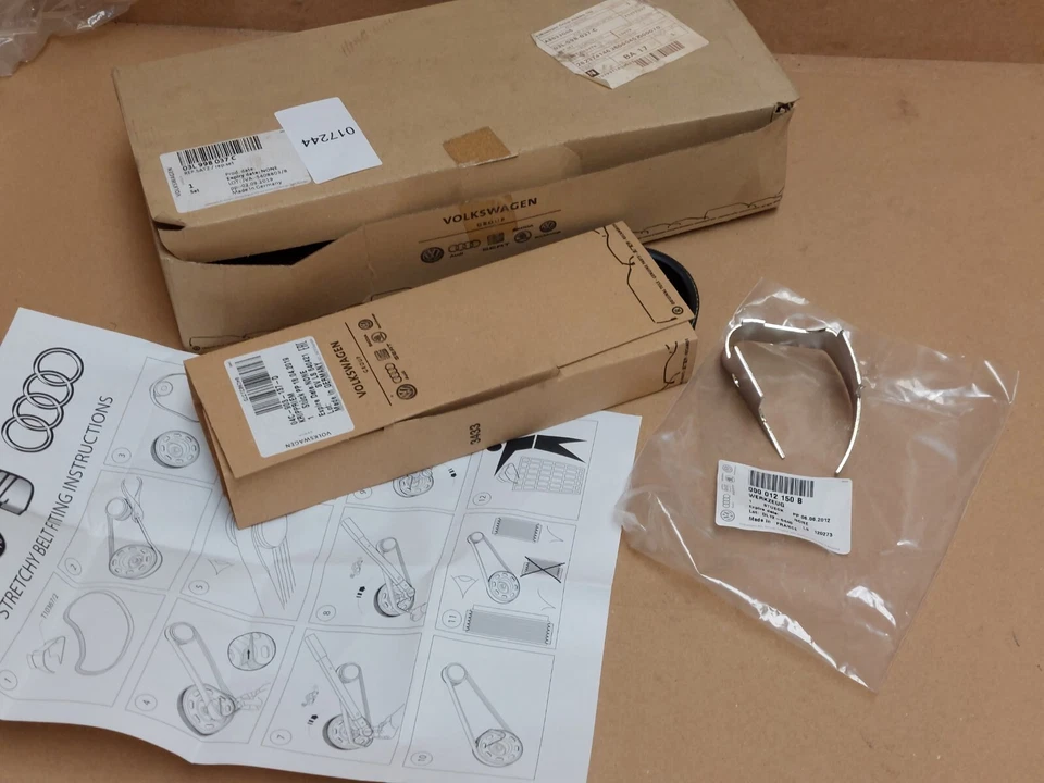 VW UP! Kit reparación correa V 12 aux 2012-2024 03L998037C Seat Ibiza 6P genuino NUEVO Foto 1 de 4