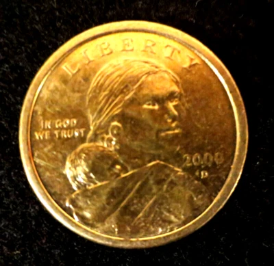 2000 ***SACAGAWEA*** ONE DOLLAR COIN**** CIRCULATED**** - Image 1 of 2