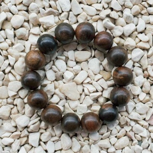 Nice Smell 14 Beads Borneo Aetoxylon Agarwood 16 MM Gaharu Buaya Bracelet #26 - Picture 1 of 4