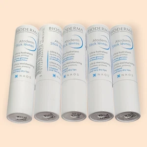 5-Pack Bioderma Lip Stick Atoderm Hydrating, Soothing & Renewing Lip Conditioner - Picture 1 of 3