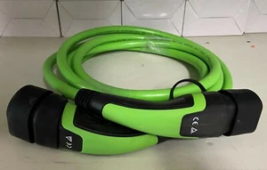 Cable de carga para vehículo eléctrico 3 fases tipo 2 a tipo 2 32A/400V 5 metros - Imagen 1 de 3