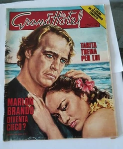 19740711 - GRAND HOTEL - NR.1462 A.XXIX - 11/07/1974 - MARLON BRANDO CIECO? - Picture 1 of 1