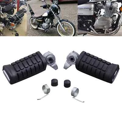 Motorcycle Front Rider Foot Pegs Pedals Footpegs For Honda CMX250 Rebel CA250 - Изображение 1 из 4