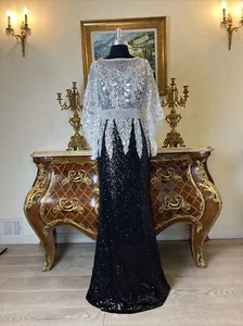 NEW DESIGNER PROM PARTY GOWN SPECIAL OCCASION EVENING PAGEANT FORMAL LONG DRESS - Picture 1 of 11