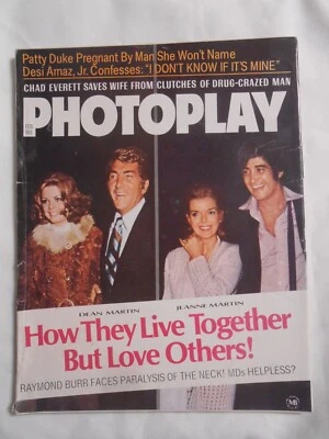 Photoplay Magazine February 1971 Vol. 79 No 22 Patty Duke Dean Martin John Wayne - Image 1 of 4