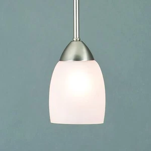 Yosemite Home Decor 1261-1P-BN 1 Light Mini Pendant, Brush Nickel - Picture 1 of 5