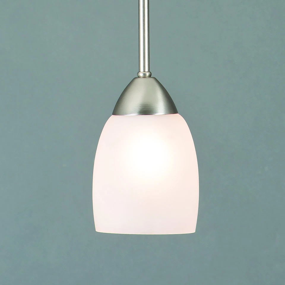 Yosemite Home Decor 1261-1P-BN 1 Light Mini Pendant, Brush Nickel - Image 1 of 4