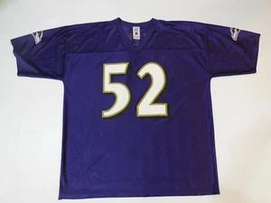 NFL Players Baltimore Ravens Ray Lewis #52 Jersey Size 2XL  Purple - Picture 1 of 8