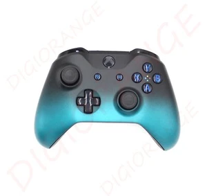 Black Blue Limited Xbox One S Wireless Game Controller W/ Jack Gamepad Bluetooth - Picture 1 of 5