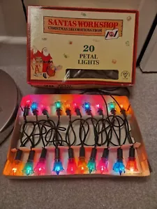 Boxed Vintage B&Q Christmas Tree Santa's Workshop lights In Perfect Condition - Picture 1 of 5