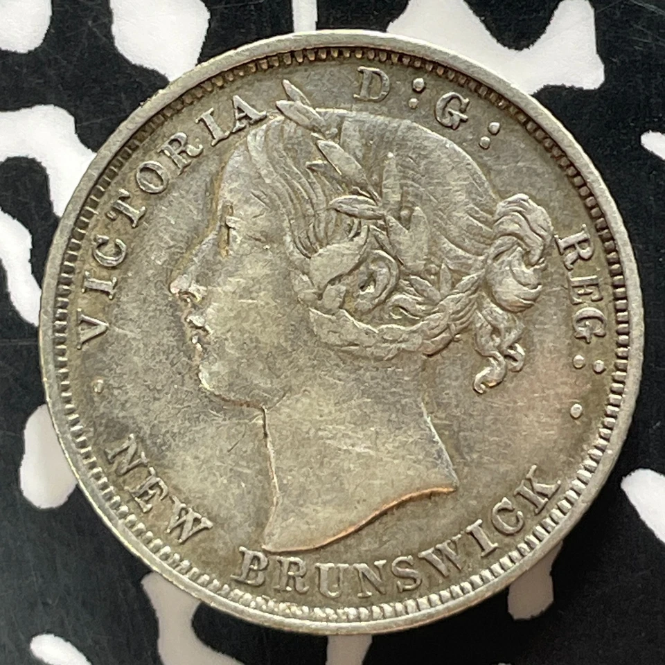 1862 New Brunswick 20 Cents Lot#JM9270 Silver! Nice! - Image 1 of 2