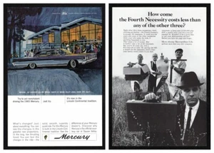 1964 Mercury Lincoln Continental Tradition / Met Life Fourth Necessity Print Ad - Picture 1 of 4