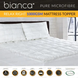 BIANCA Relax Right 1000gsm Mattress Topper | Queen | King | Super King - Picture 1 of 3
