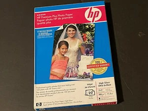 Papel fotográfico Q1977AC HP PREMIUM 4X 6 20 hojas/CAJA NUEVO 360 hojas LOTE 18 CAJAS - Imagen 1 de 3