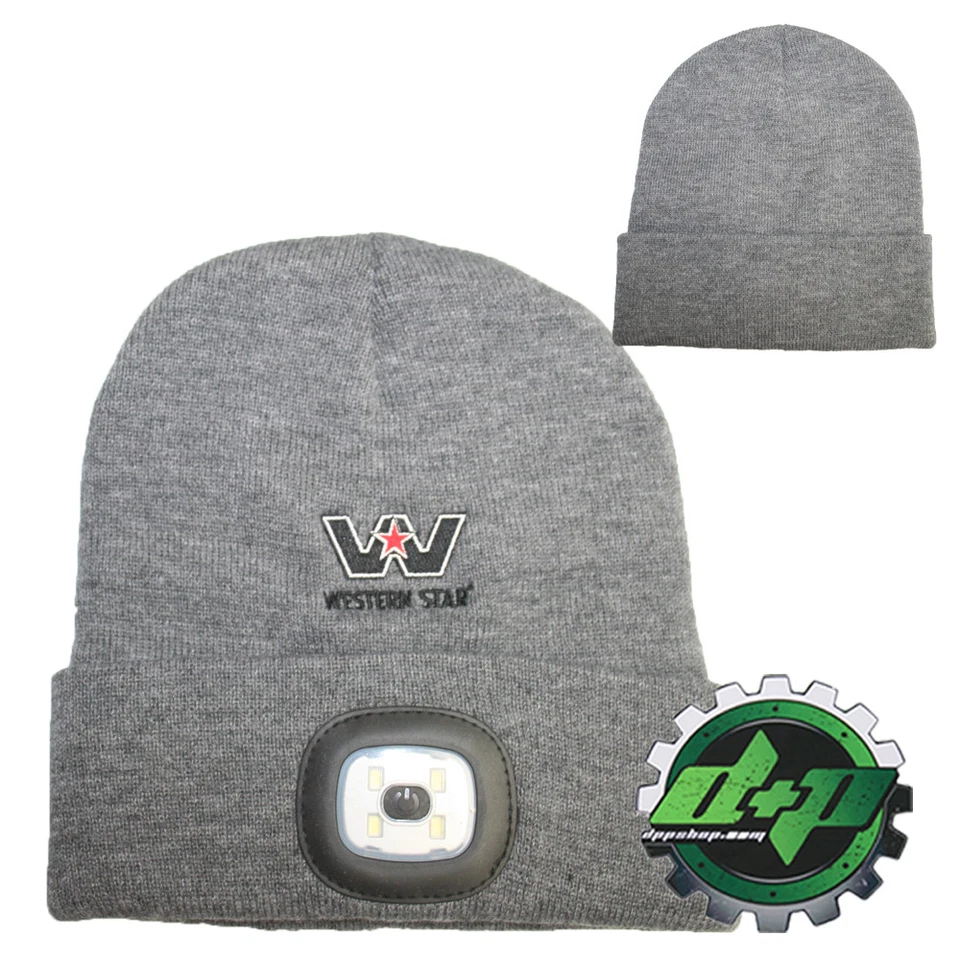 Western Star LED Gorro Medias Gorra Semi Camionero Sombrero Camión Diesel Trineo WS Foto 1 de 1