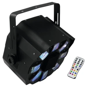 EUROLITE LED FE-700 RGBWAP DMX Flower efecto de luz efecto de haz con mando a distancia - Imagen 1 de 10