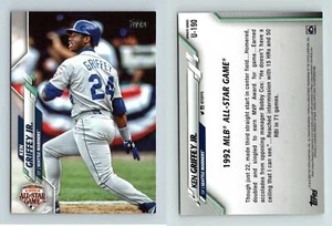 Ken Griffey Jr. - Mariners #U-190 Topps Baseball 2020 Update Series Trading Card - Picture 1 of 1