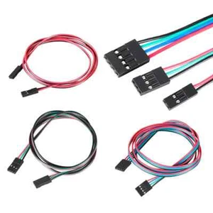 70/100cm Female to Female Dupont Wire Jumper Cable 2/3/4 Pin 3D Printer - Foto 1 di 1