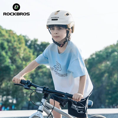 ROCKBROS Riding Helmet Children Secure Breathable Adjustable Multiple Colors - Image 1 of 4