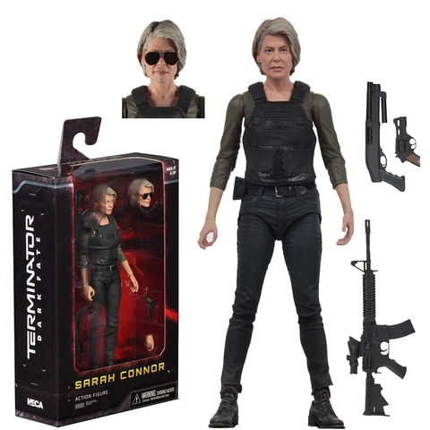 NECA Terminator Dark Fate Sarah Connor 7" Action Figure 2019 Movie Official Cover