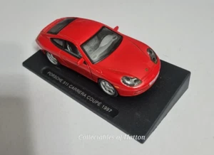 DeAGOSTINI Porsche Collection issue #8 Porsche 911 Carrera Coupe 1997 red 1:43 - Picture 1 of 4