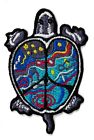 Patch patché tortue couleur thermoadhésif appliqué à faire soi-même broderie patch badge